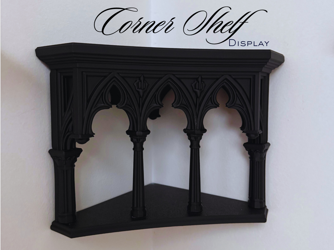 Midi Gothic Corner Display Shelf