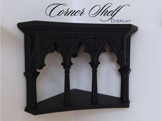 Midi Gothic Corner Display Shelf