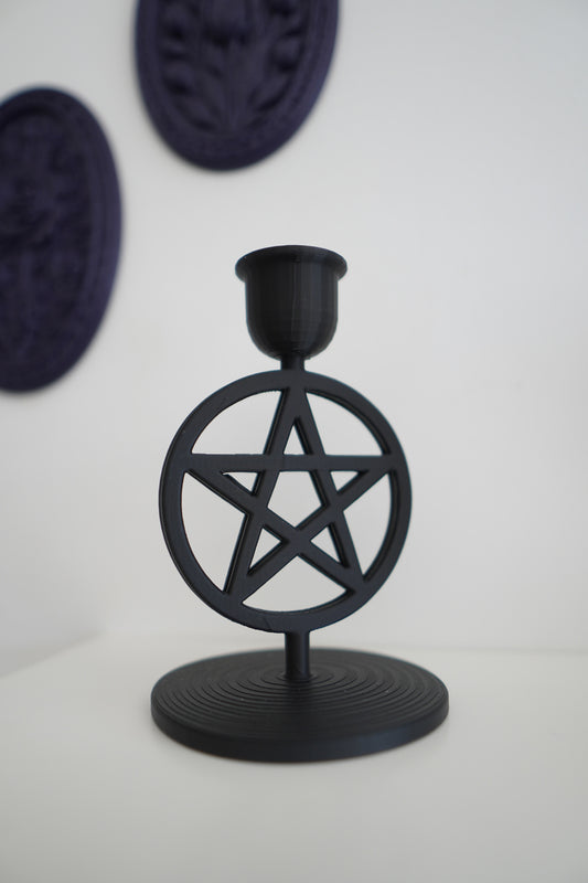 Pentagram Single Candelabrum